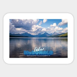 Lake McDonald Sticker